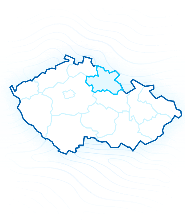 mapa kralovohradecky-kraj