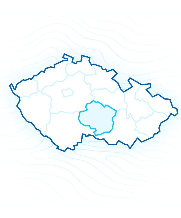 mapa kraj-vysocina